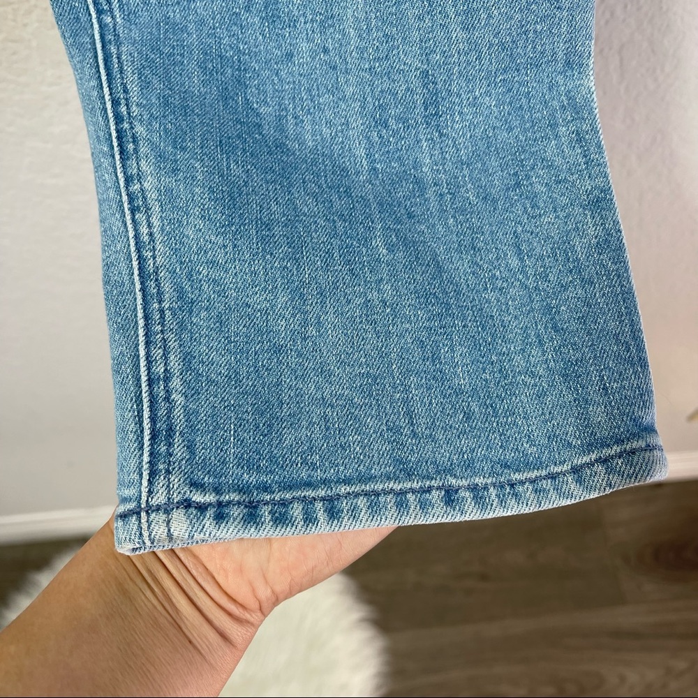 MOTHER Superior The Pleated Poplar Leg Jeans Straight Leg Size 27 - Picture 6 of 10